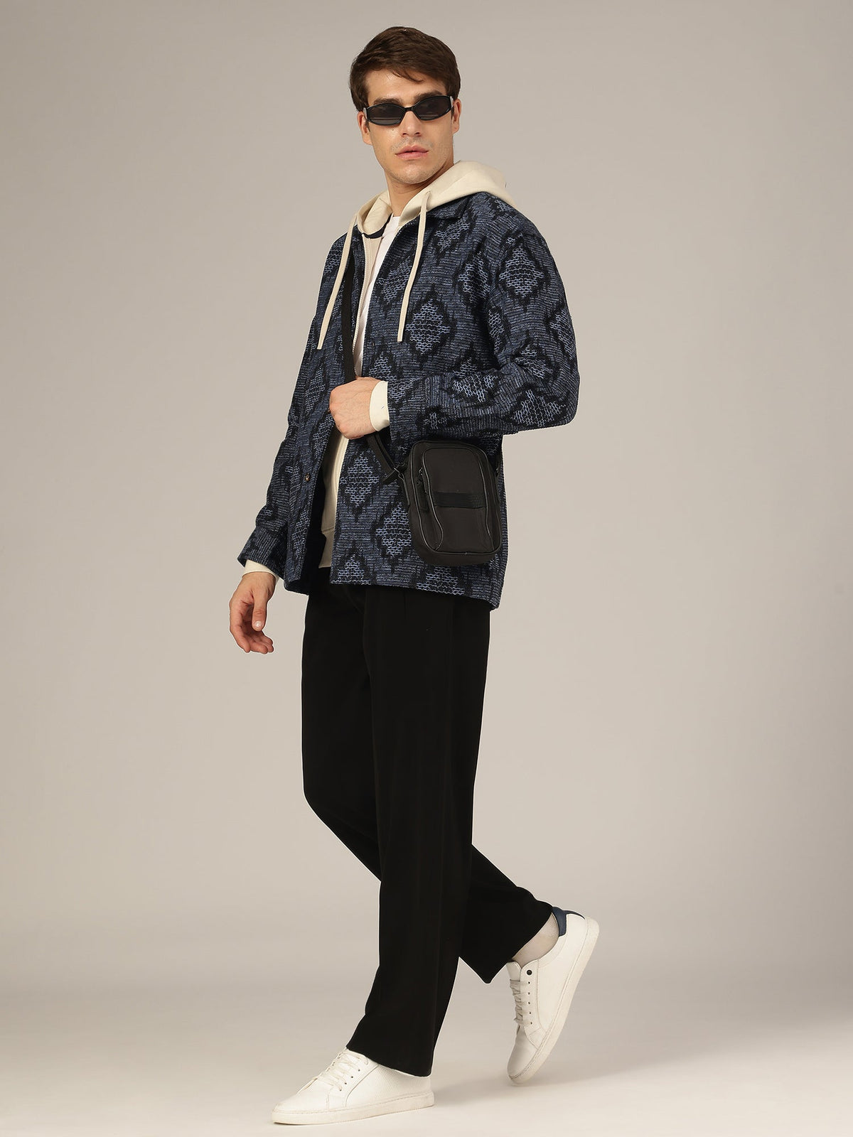 Korean Double Pleated Baggy Trouser