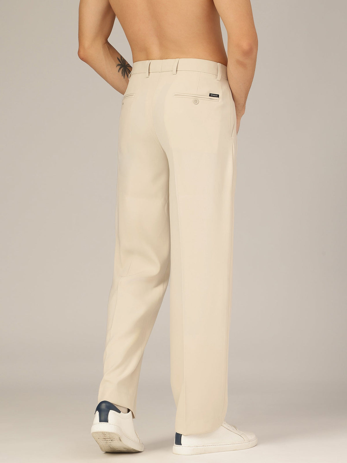 Korean Double Pleated Baggy Trouser