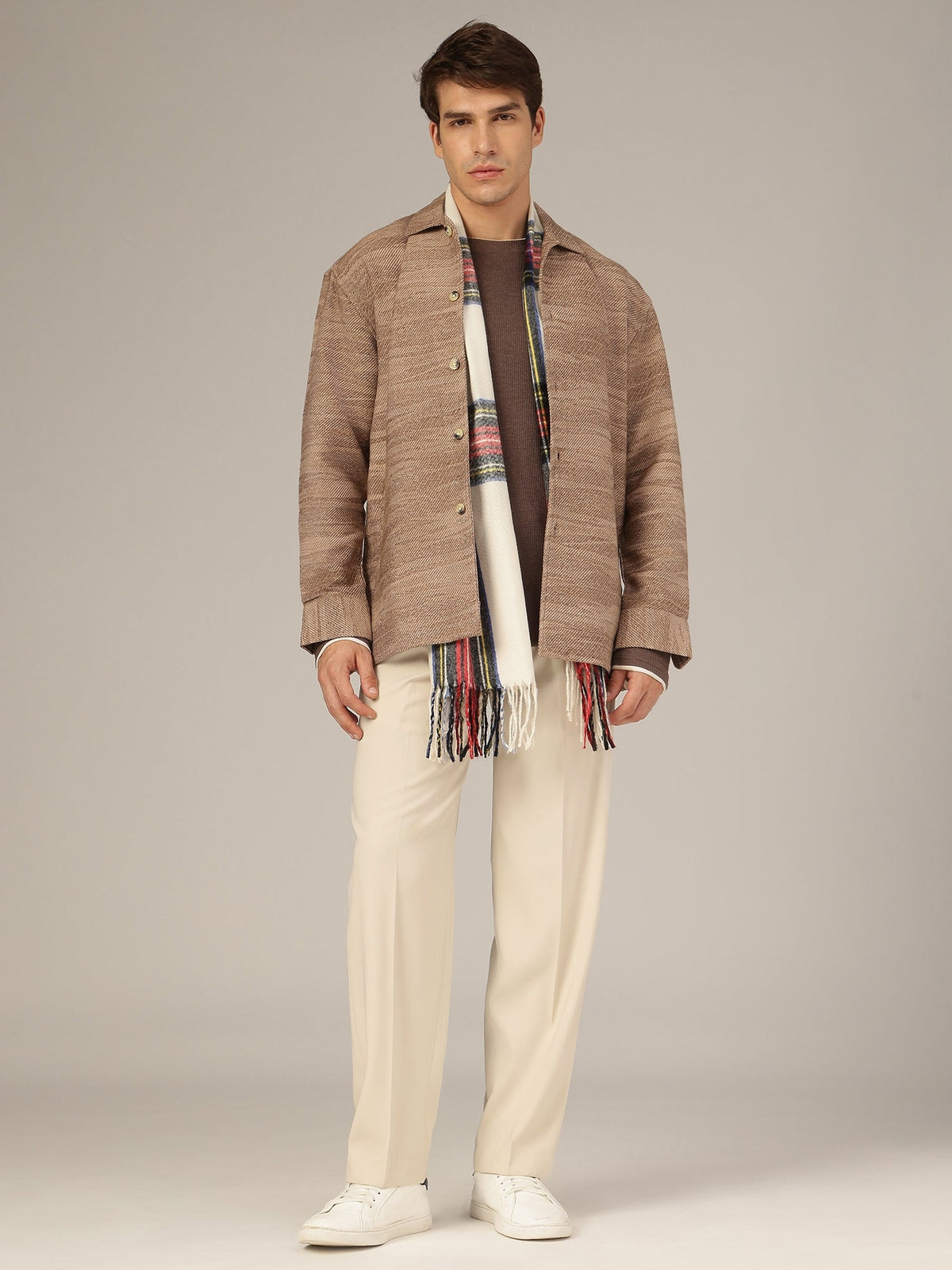 Korean Double Pleated Baggy Trouser