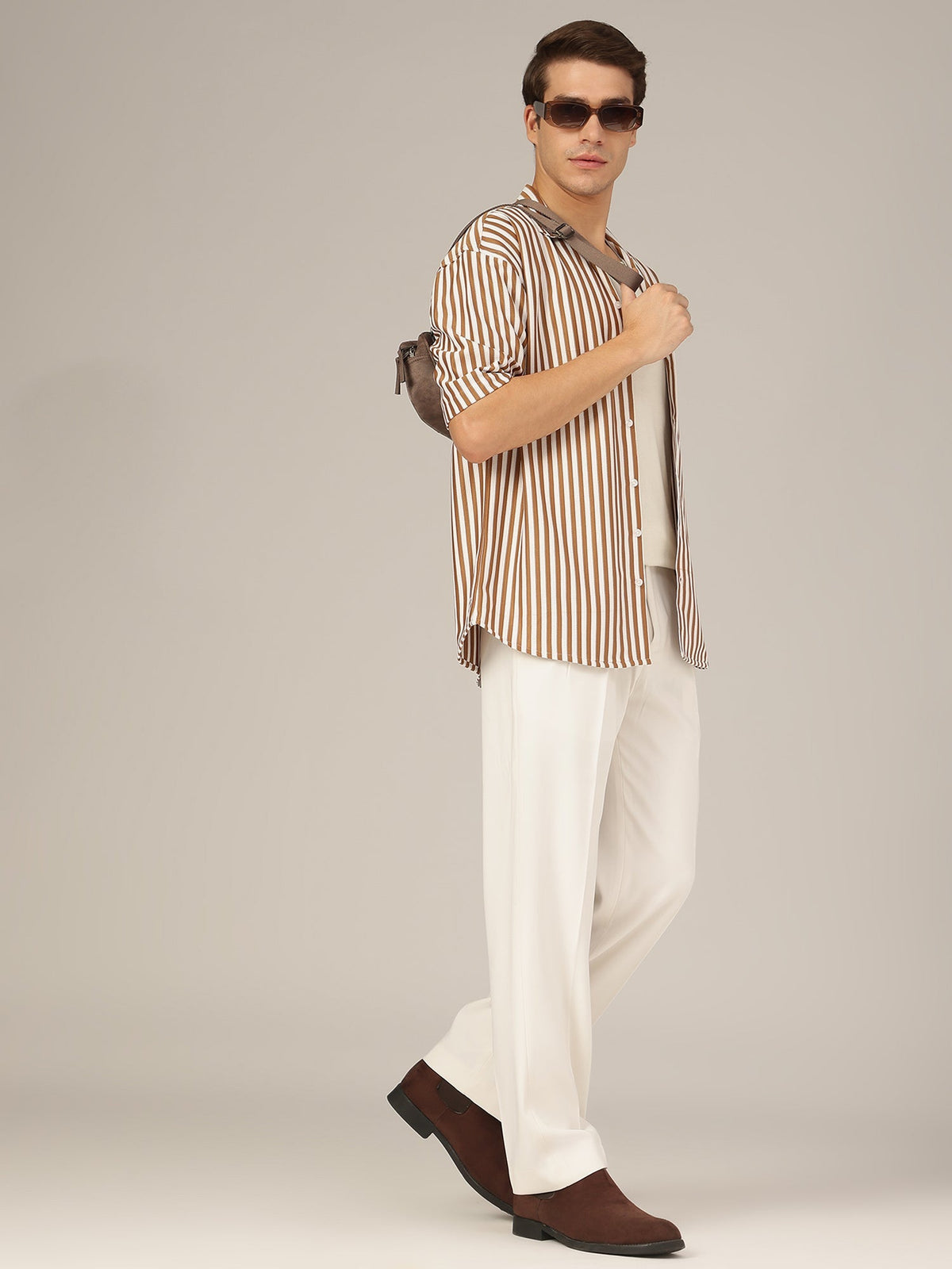 Korean Double Pleated Baggy Trouser