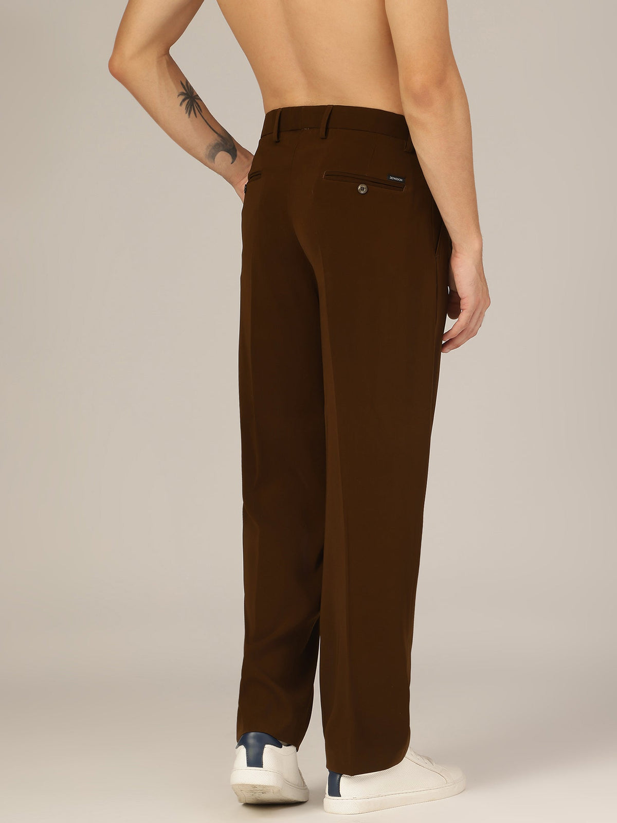 Korean Double Pleated Baggy Trouser