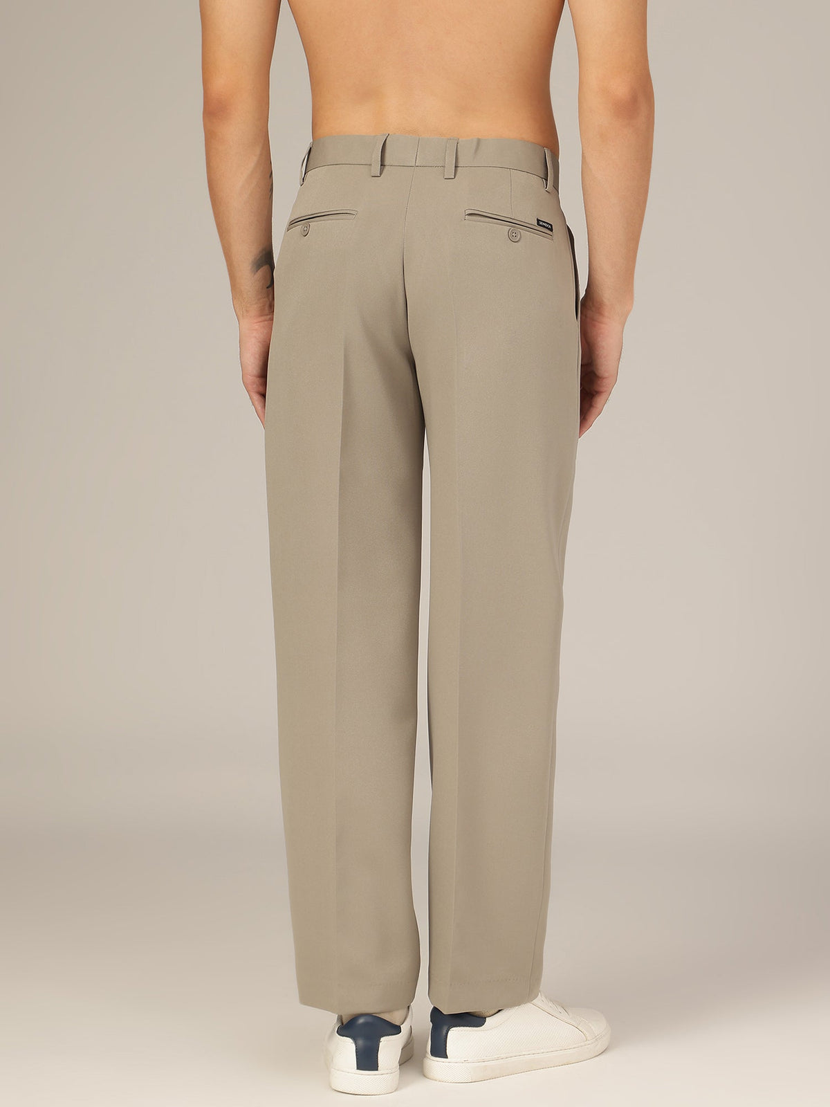 Inverted Pleated Korean Trouser