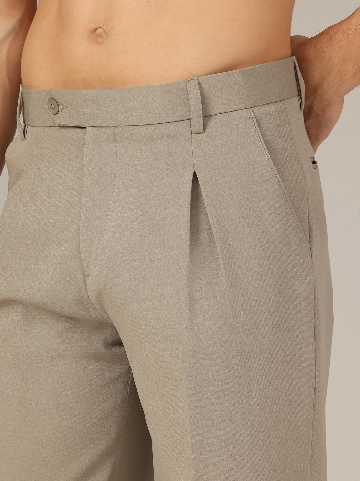 Inverted Pleated Korean Trouser