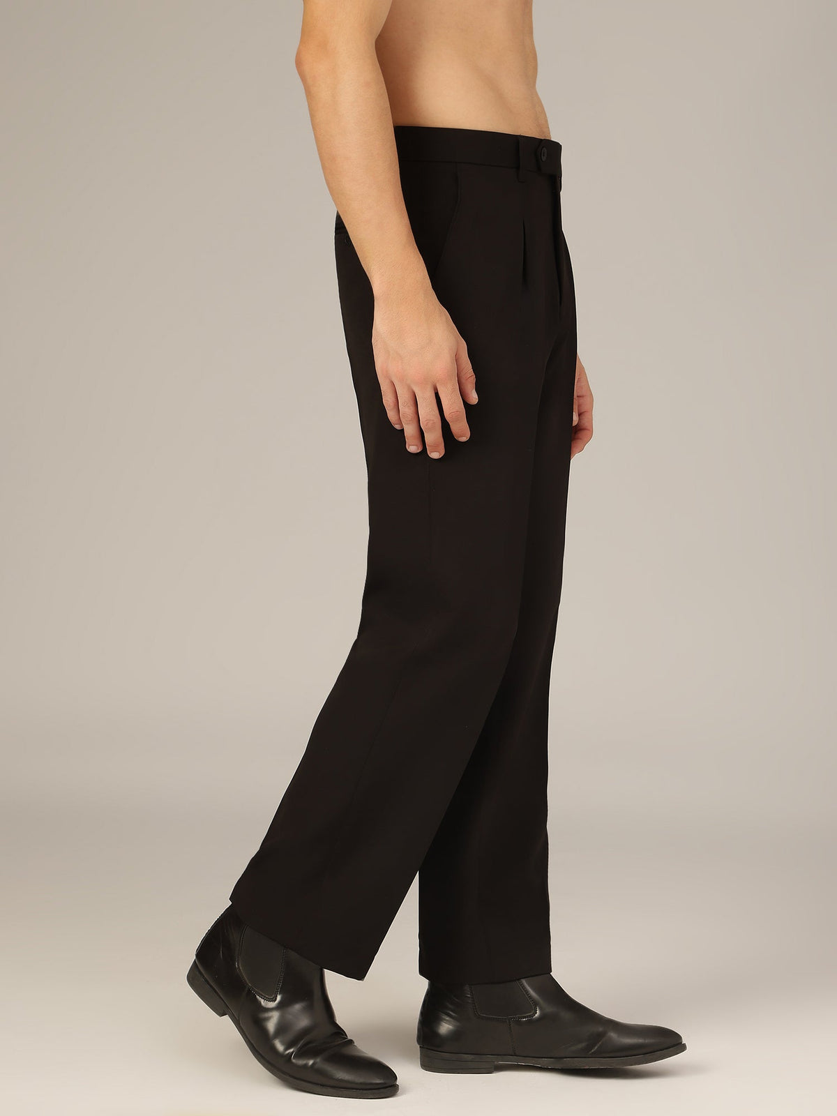 Inverted Pleated Korean Trouser