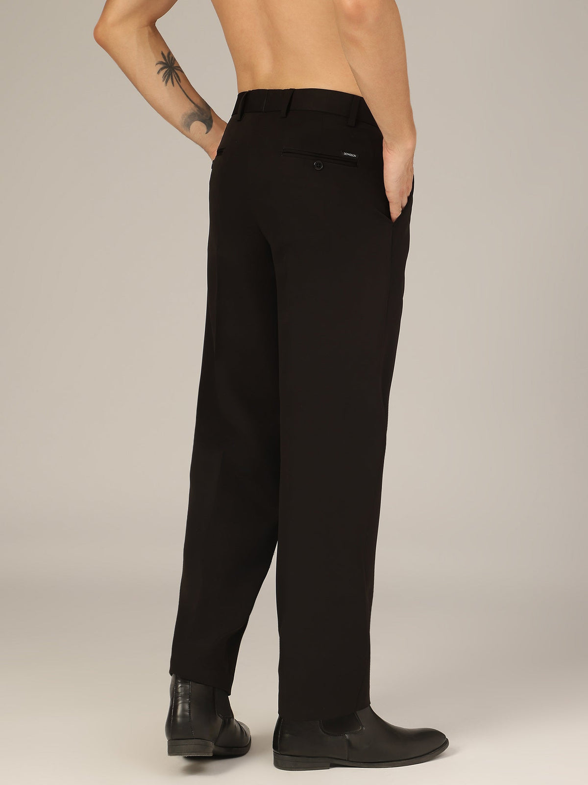 Inverted Pleated Korean Trouser