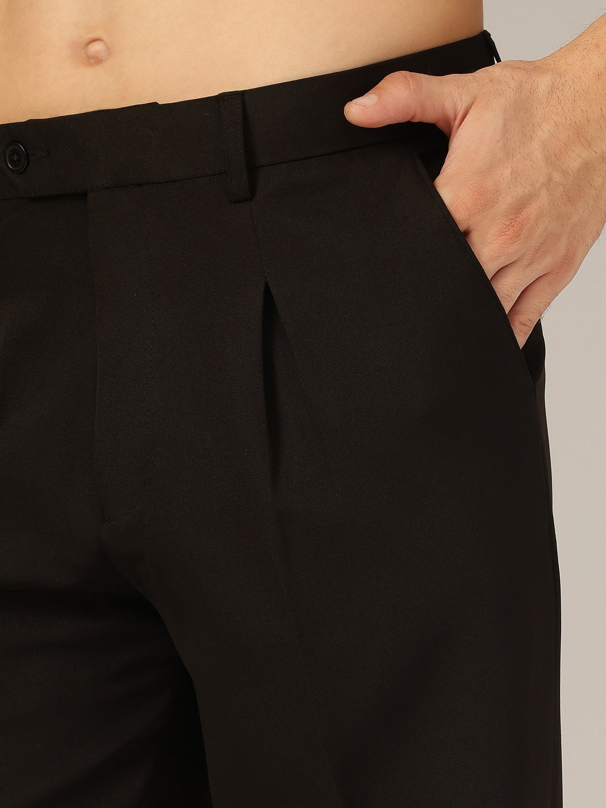 Inverted Pleated Korean Trouser