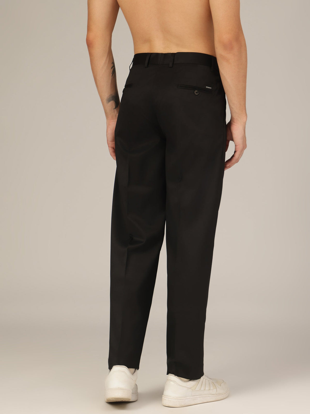 Korean Double Pleated Baggy Trouser