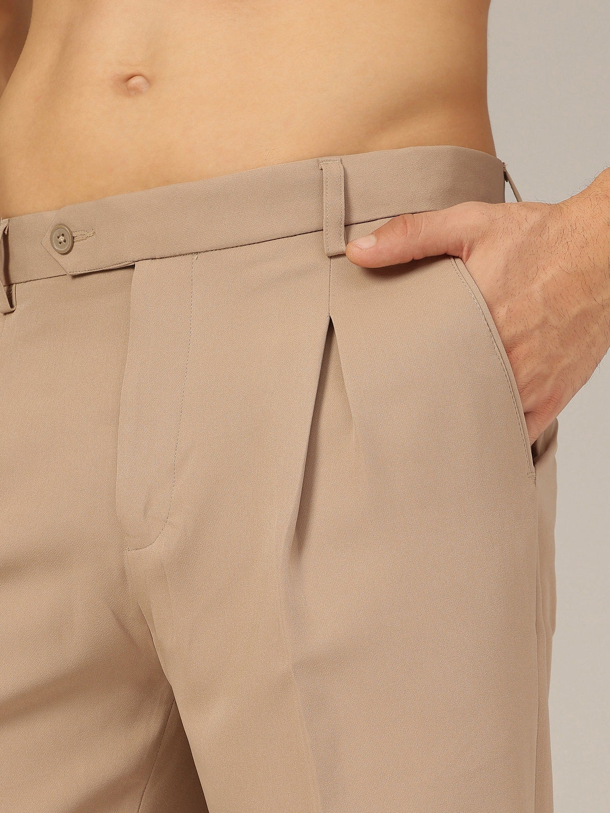 Inverted Pleated Korean Trouser