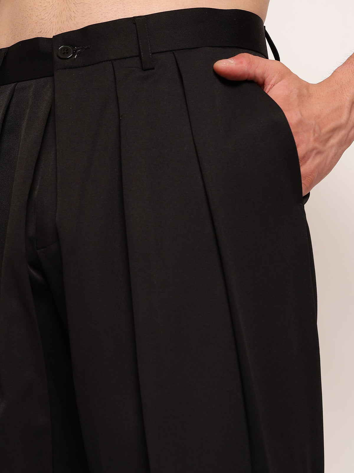 Japanese Three Pleated Trouser