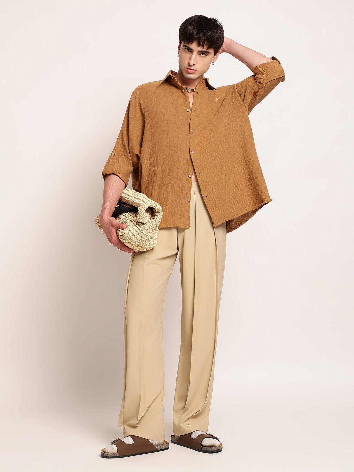 Japanese Three Pleated Trouser