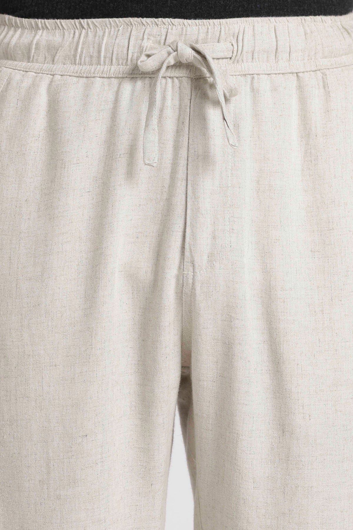 Relaxed fit Linen Pants Beige